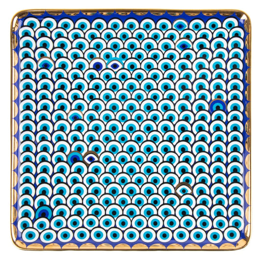 SQUARE PLATTER LARGE ZARQA
