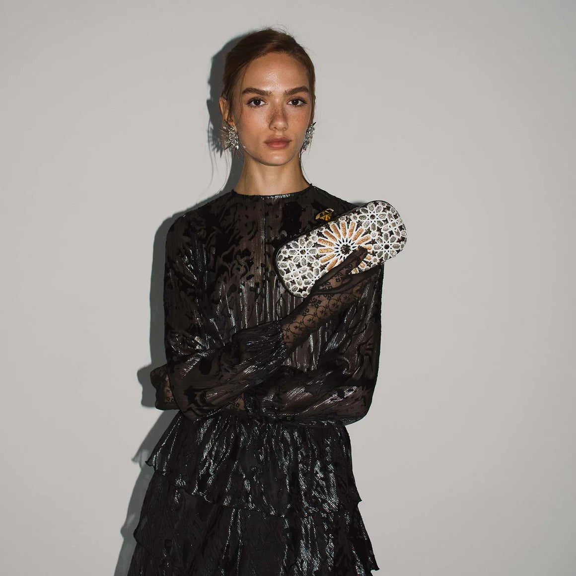 MOROCCAN GOLD BIG BOX CLUTCH