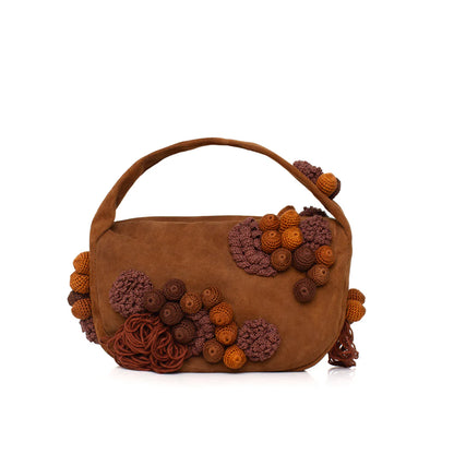MOSS ON BROWN SUEDE LE PETIT