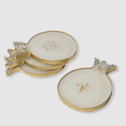 GOLDEN POMEGRANATE COASTERS