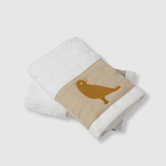 THE GOLDEN BIRDS HAND TOWELS