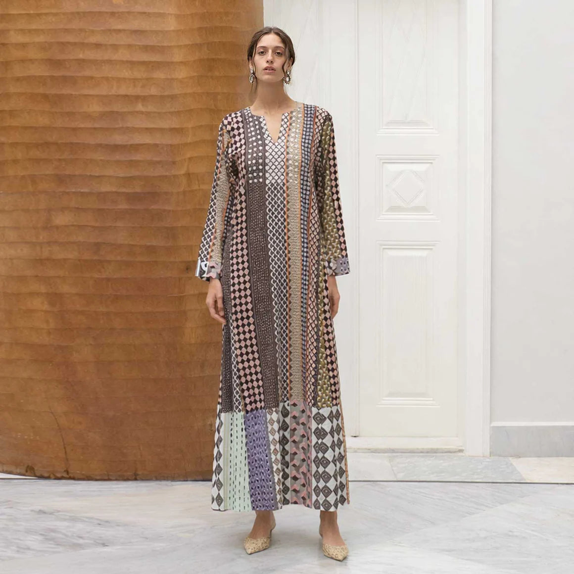 NOMAD PASTEL AMAL DRESS