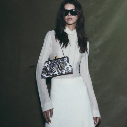 POMEGRANATE ON JUNGLE CLASSIC BAG