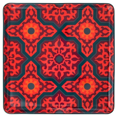 SQUARE PLATE VAGABONDE 25 CM