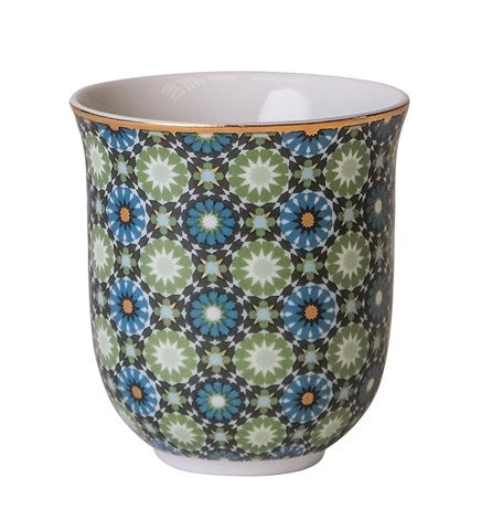 6 COFFEE CUPS PORCELAIN ANDALUSIA 90 ML