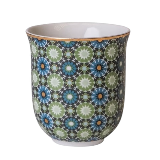 6 COFFEE CUPS PORCELAIN ANDALUSIA 90 ML