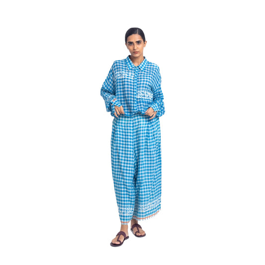 THE BLUE NOON GINGHAM SHIRT