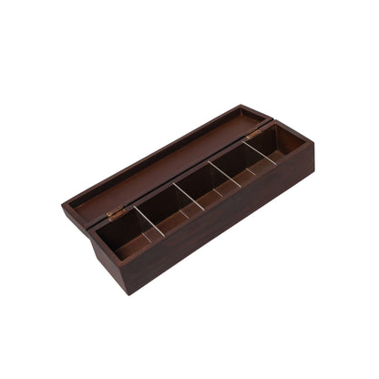 QITAN EMBROIDERED LONG TEA BOX