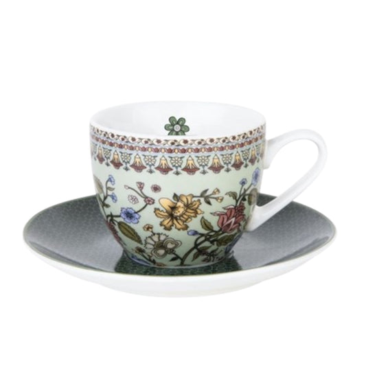 4 COFFEE CUPS & SAUCER JANGALA