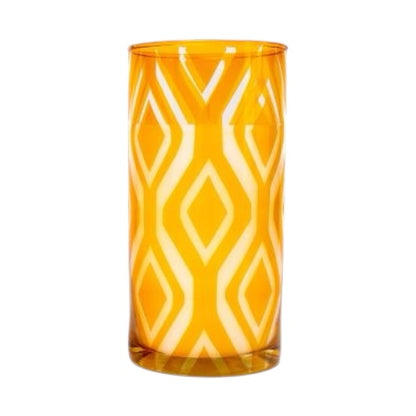 YELLOW IKAT SCENTED CANDLE