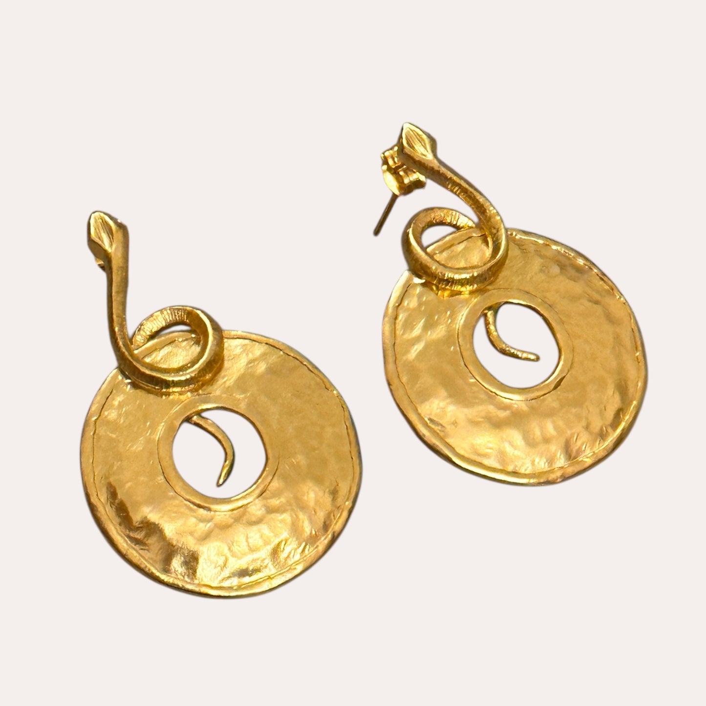 SERPENT HALO EARRINGS