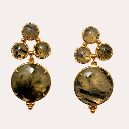 SOLENE MIST STATEMENT EARRINGS