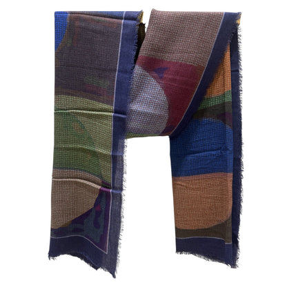 HOXTON WOOL & MODAL CHECK SCARF