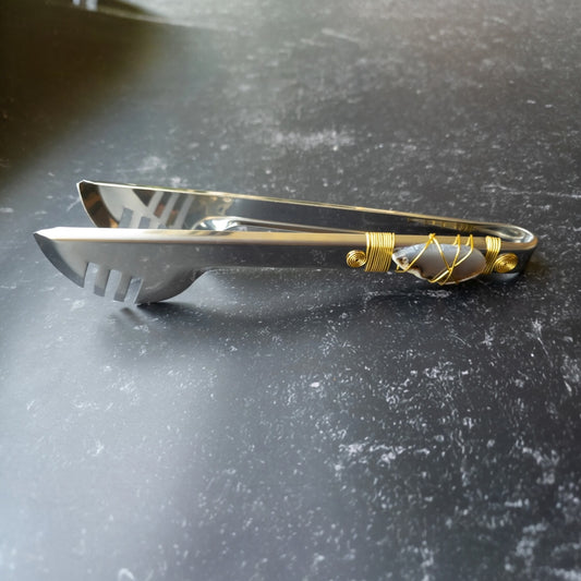 PASTA TONG WITH AGATE