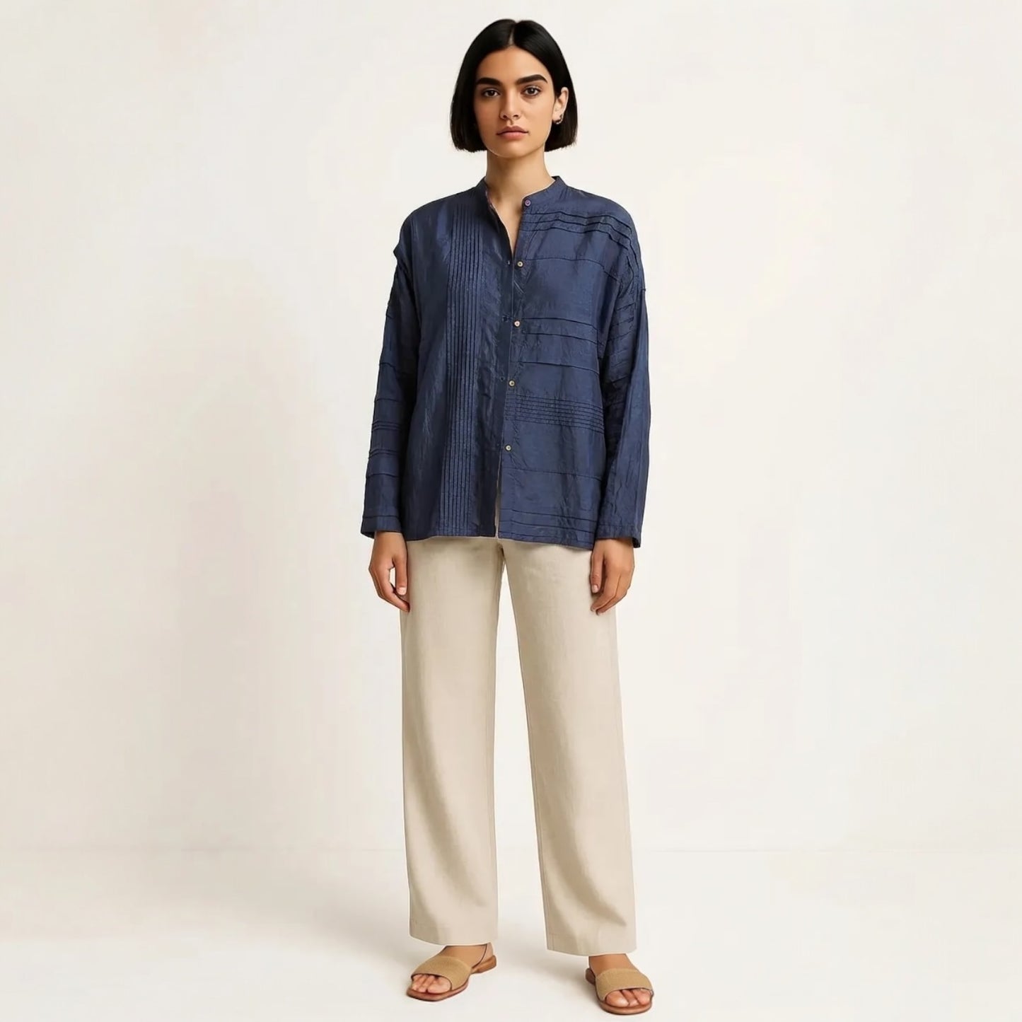 HERTIGATE LINE SILK SHIRT