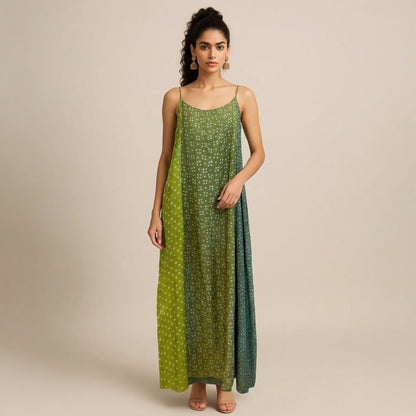 AMBER SILK SLIP DRESS