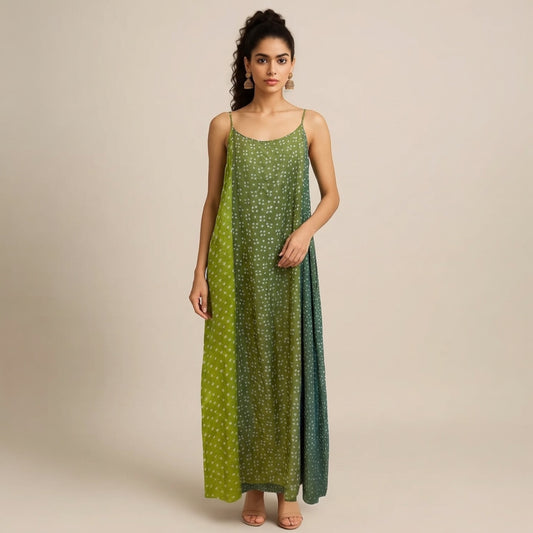 AMBER SILK SLIP DRESS