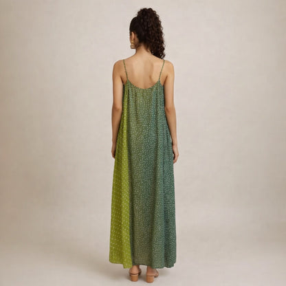 AMBER SILK SLIP DRESS