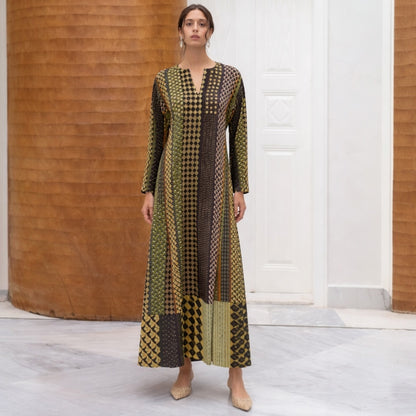 NOMAD KHAKI AMAL DRESS