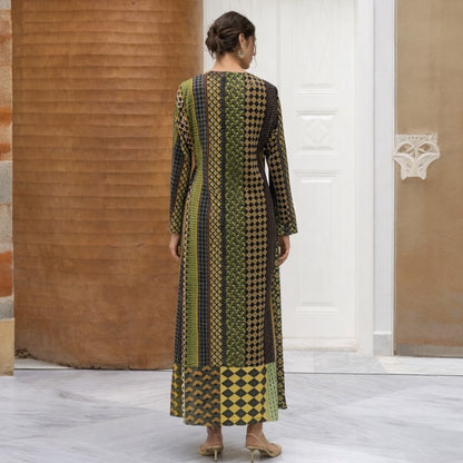 NOMAD KHAKI AMAL DRESS