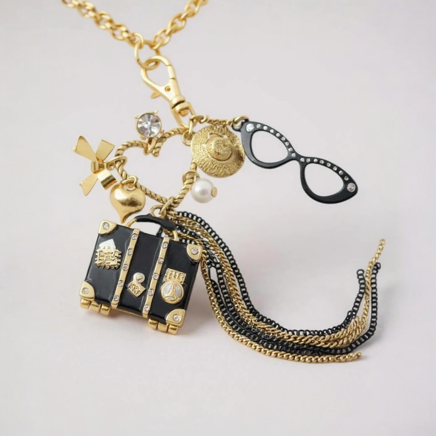 JET SET GLAM TRAVEL CHARM NECKLACE