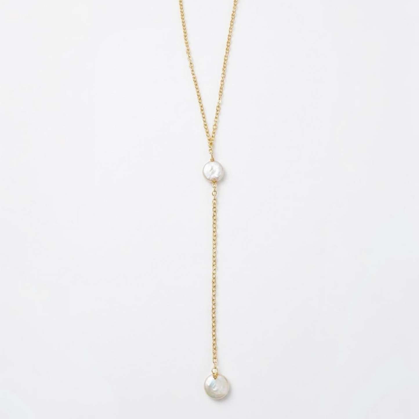 THE DEW DOT LARIAT NECKLACE