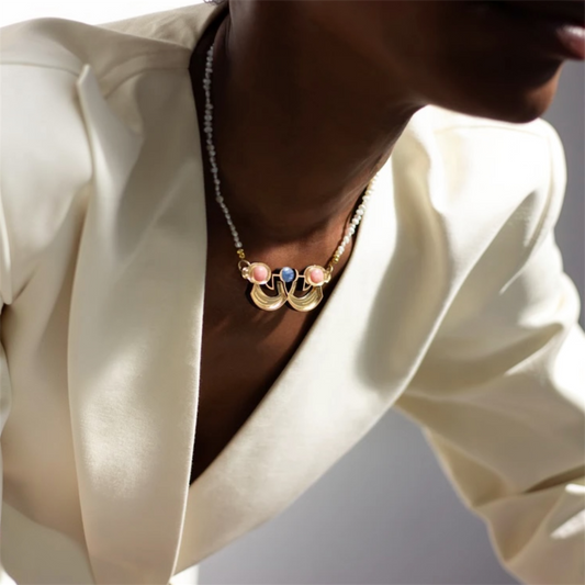 NEFERET BEADED NECKLACE