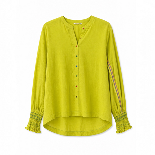 CITRINE SMOCKED SHIRT