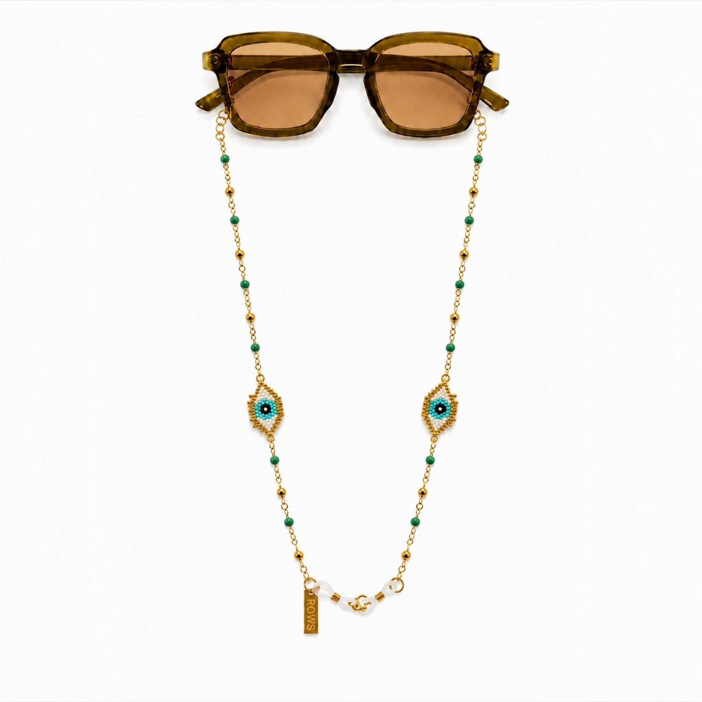 EMERALD EYE SUNGLASSES CHAIN