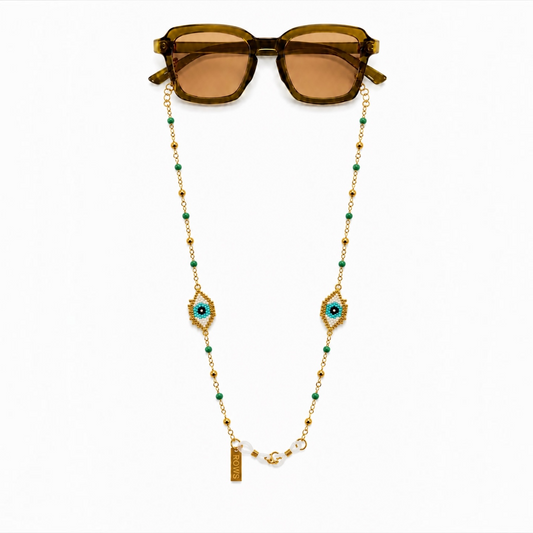 EMERALD EYE SUNGLASSES CHAIN