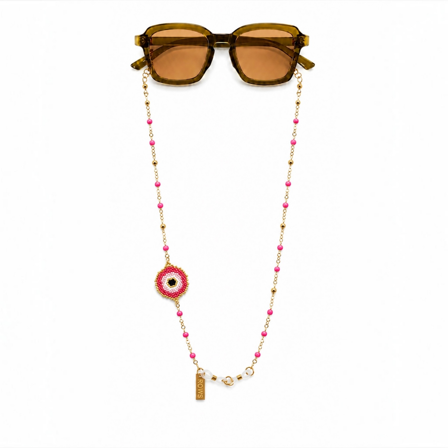 BLUSH EYE SUNGLASSES CHAIN