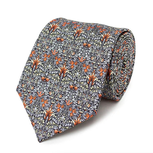 MORRIS SNAKESHEAD SILK TIE