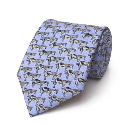 ZEBRAS SILK TIE