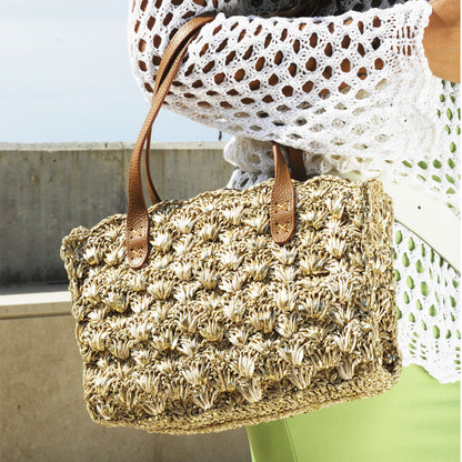 THE RAFFIA SHELL TOTE