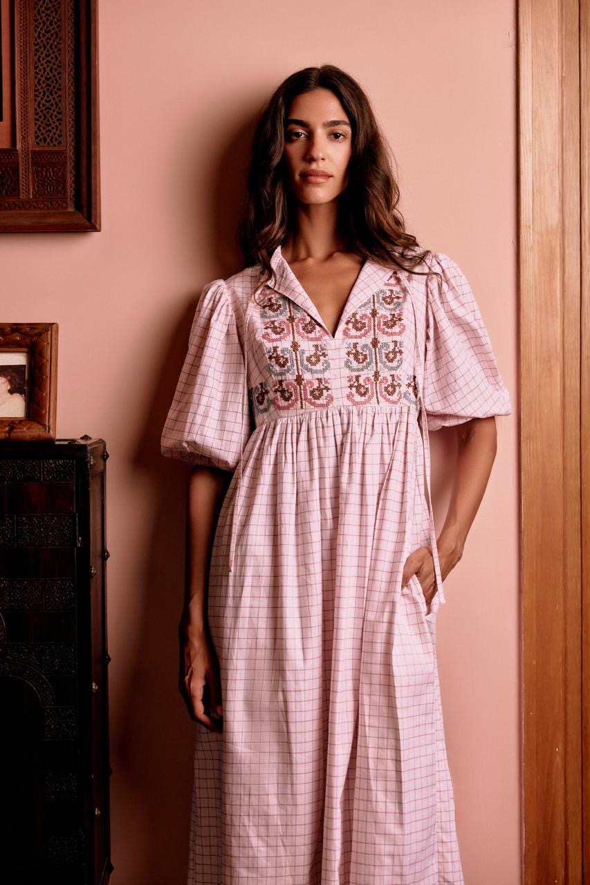 THE PUFFED GATHERED DRESS