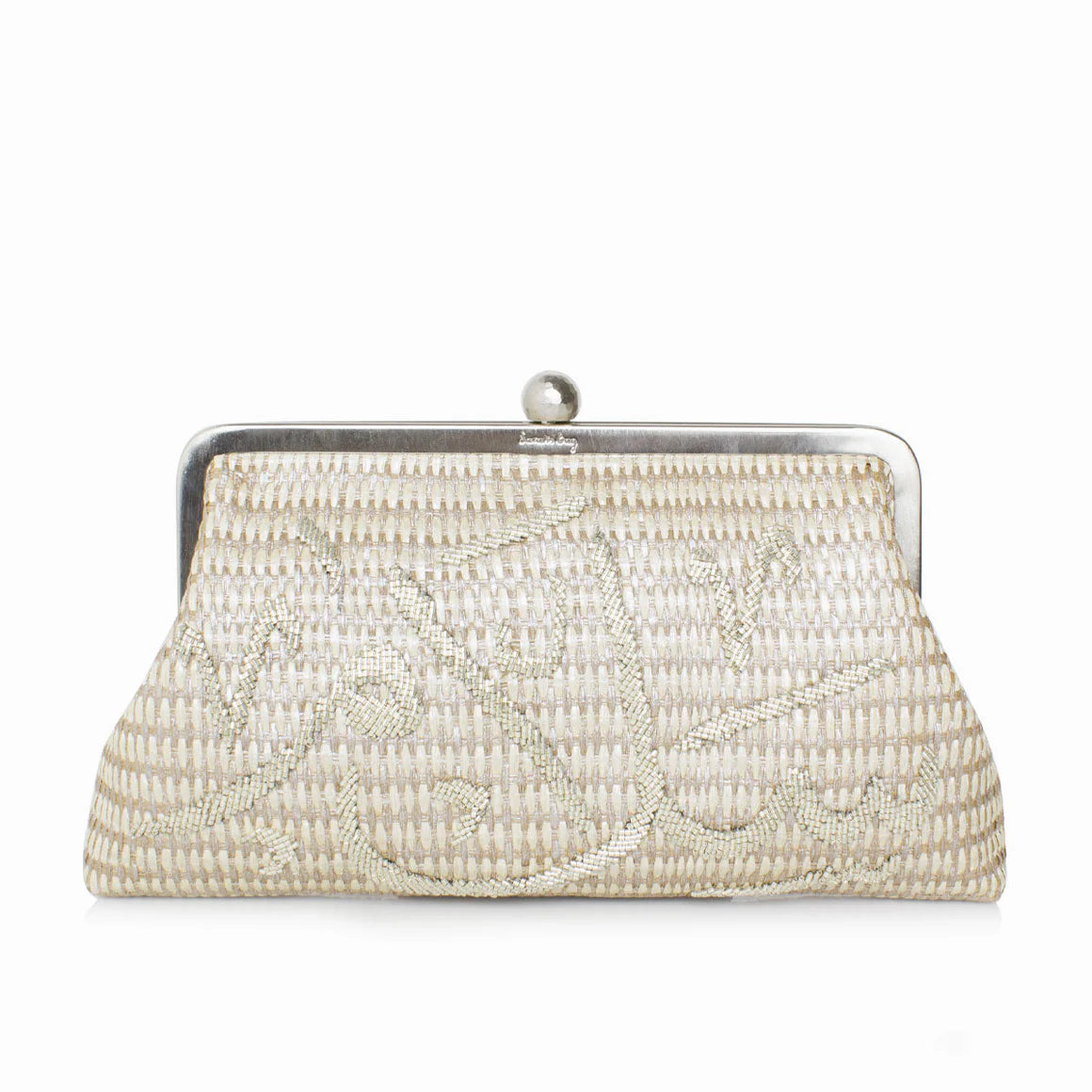 CALLIGRAPHY SILVER ON SILVER SALAM CLASSIC BAG