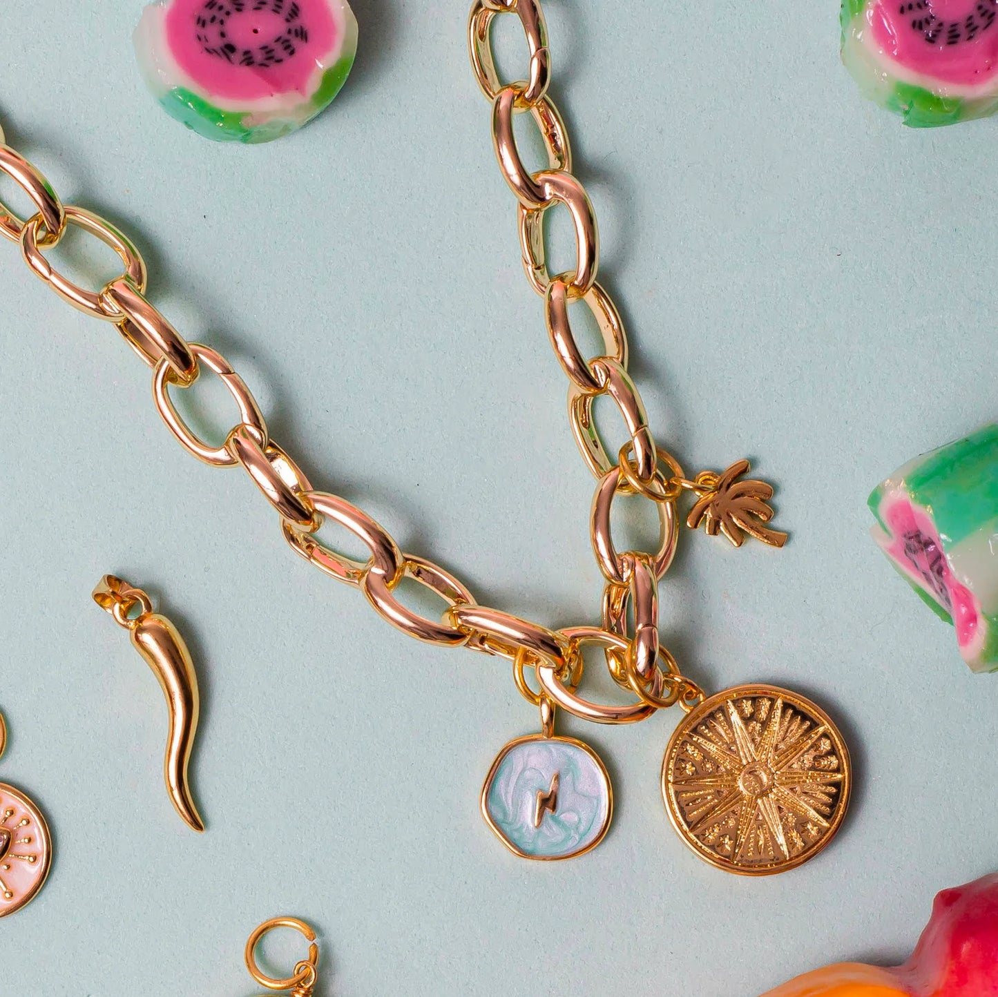 GOLD ELISE CHAIN NECKLACE
