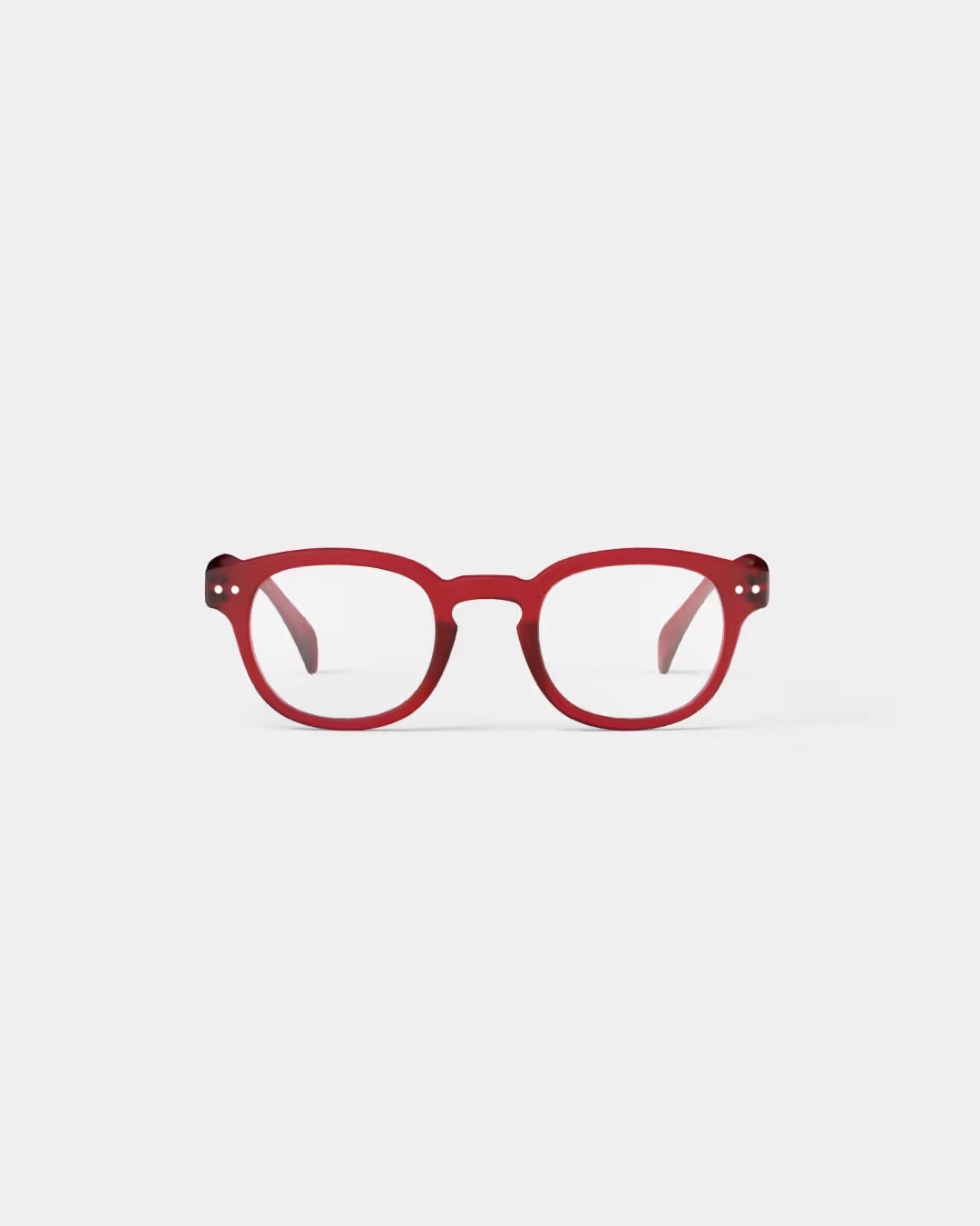 #C RED READING GLASSES +2.5