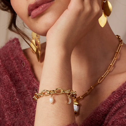 GOLD ELISE CHAIN BRACELET
