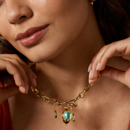 GOLD ELISE CHAIN NECKLACE