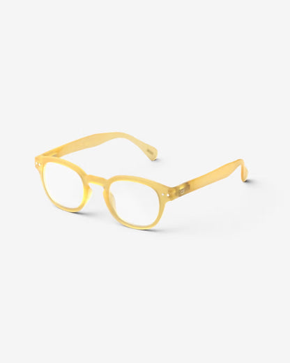 #C YELLOW HONEY READING GLASSES +3
