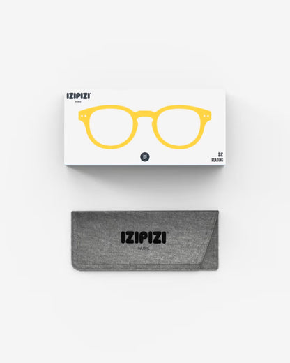 #C YELLOW HONEY READING GLASSES +3