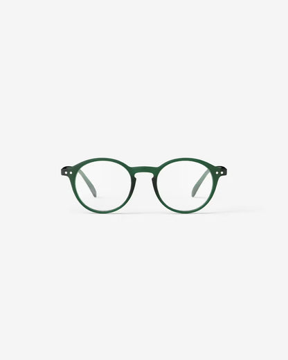 #D GREEN READING GLASSES +2.5