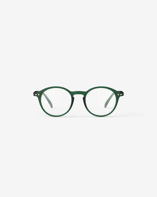 #D GREEN READING GLASSES +2.5