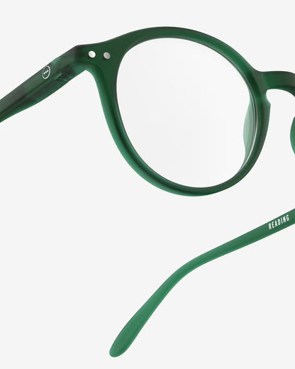 #D GREEN READING GLASSES +2.5
