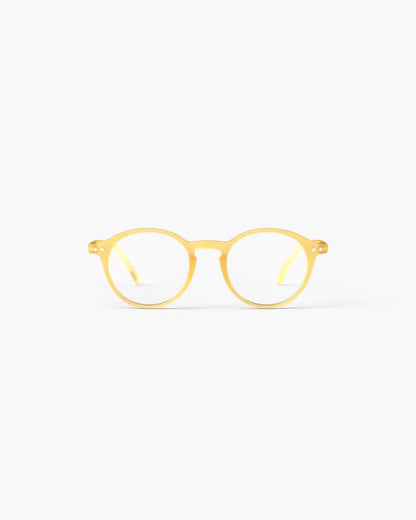 #D YELLOW HONEY READING GLASSES +1