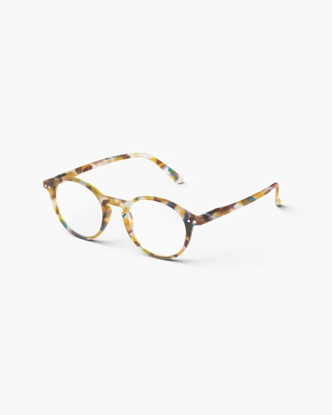 #D BLUE TORTOISE READING GLASSES +3