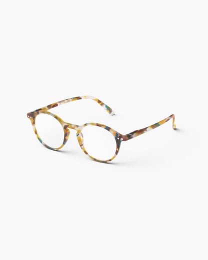 #D BLUE TORTOISE READING GLASSES +3