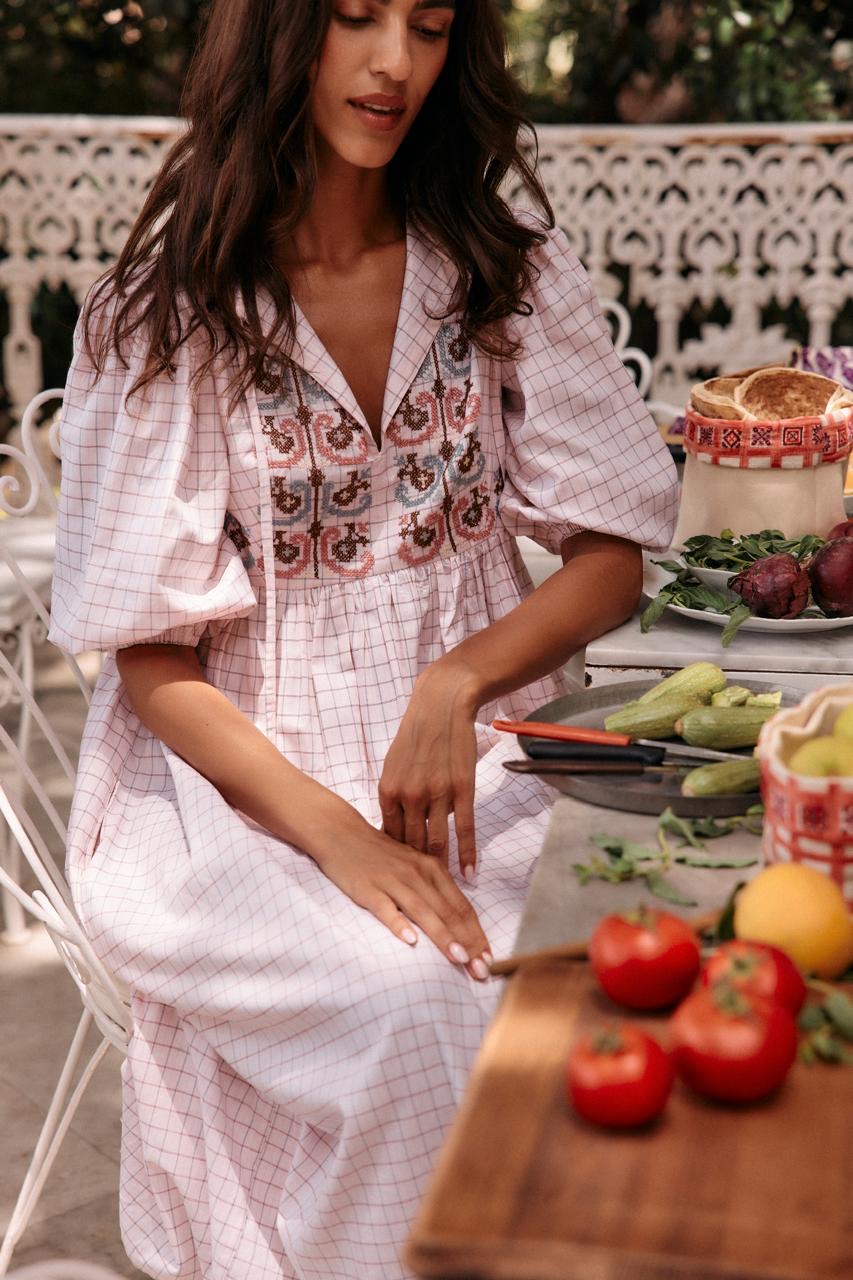 THE PUFFED GATHERED DRESS