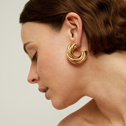 ATIK HOOP EARRINGS
